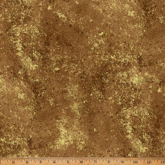 Brilliance - Chestnut/Gold - by Hoffman Fabrics