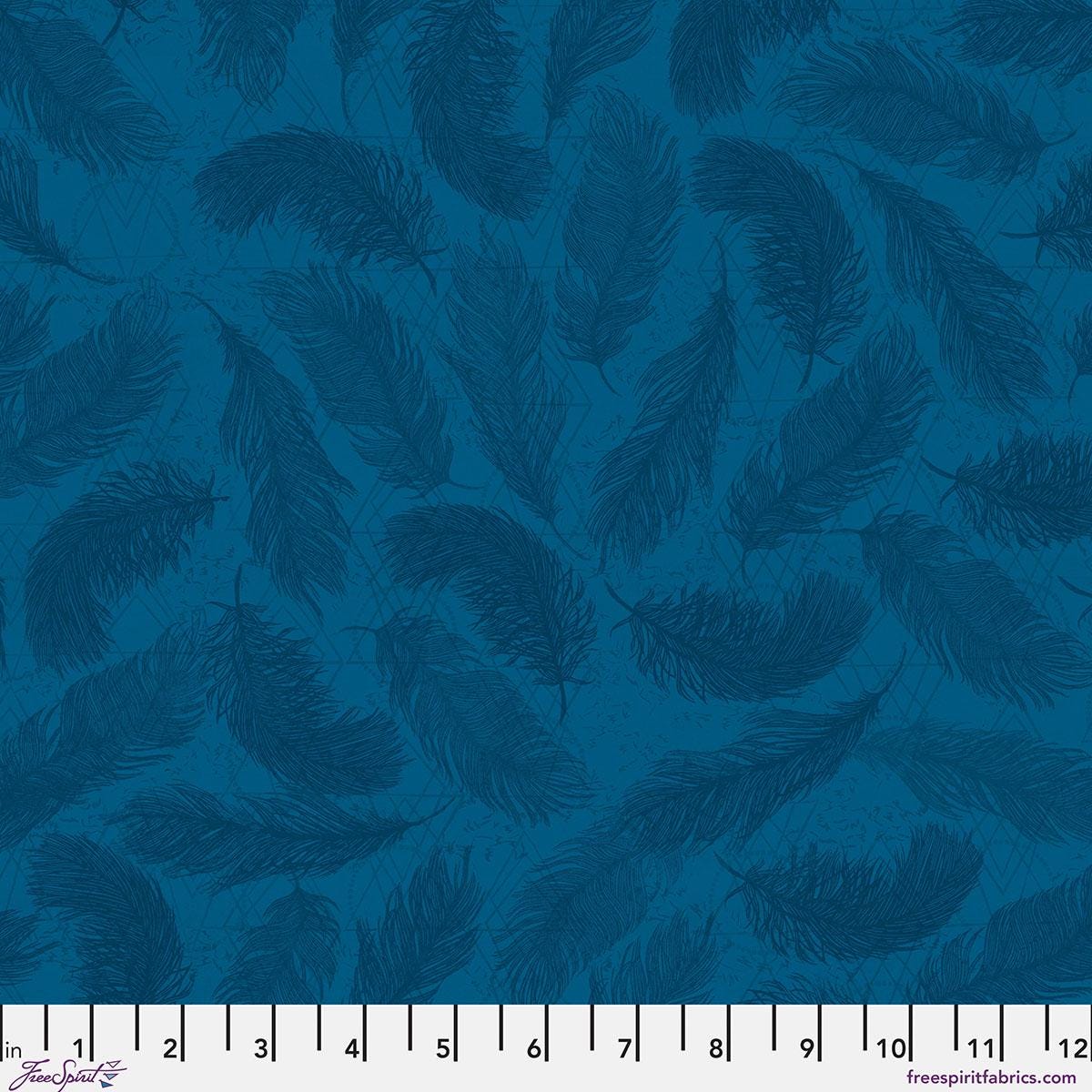The Wisdom - The Whispers in Indigo - by Valori Wells with FreeSpirit Fabrics