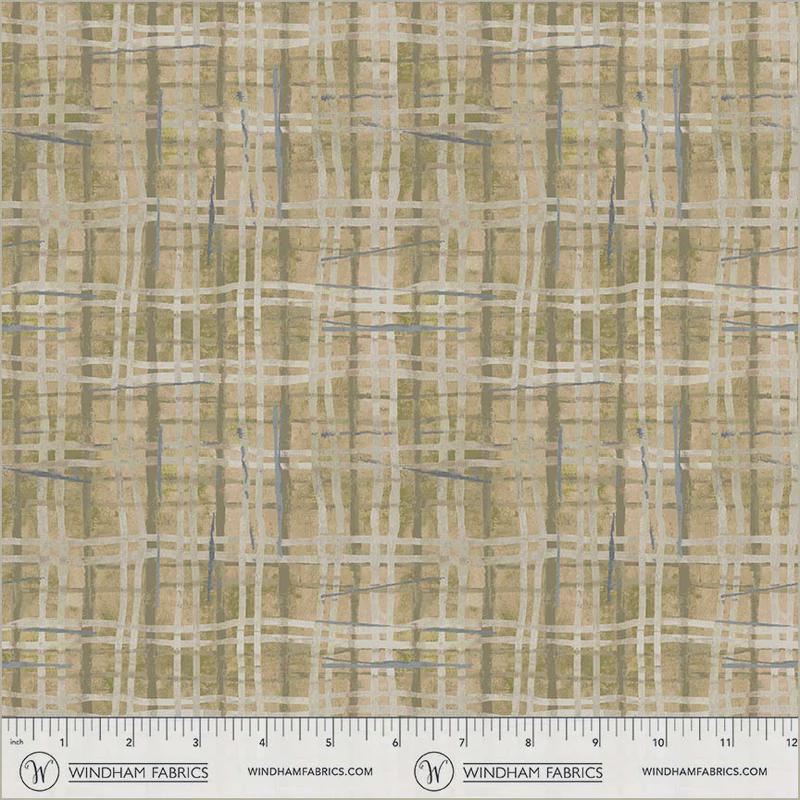The Plaid One - Porch Screen Plaid in Dusty - by Marcia Derse with Windham Fabrics