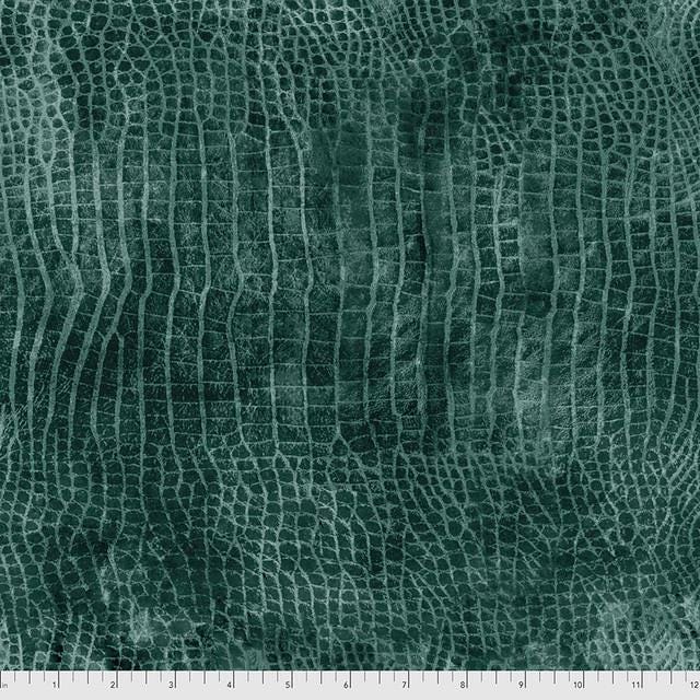 Worn Croc - Everglades - by Tim Holtz with Free Spirit Fabrics