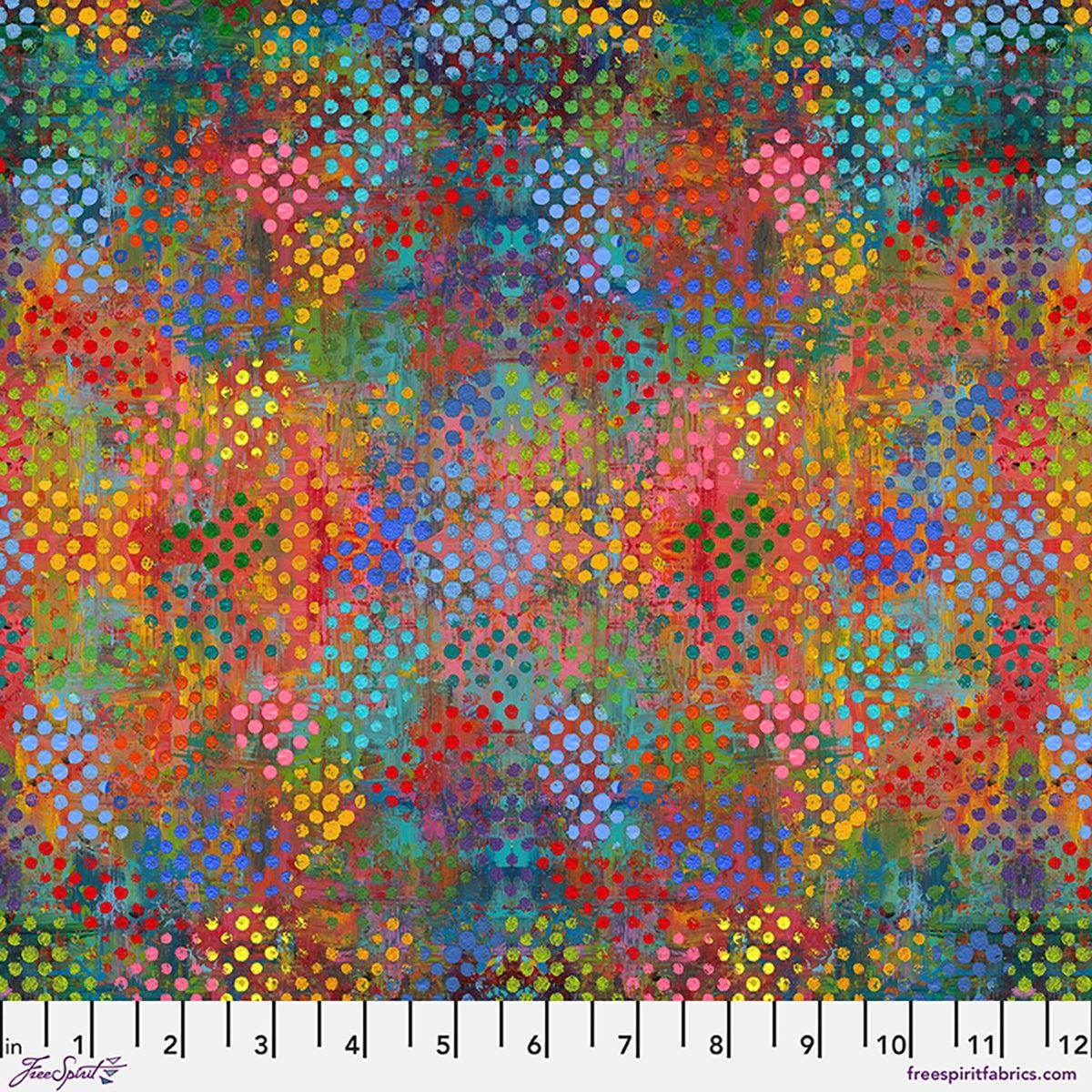 Pebbles print from Wings of Wonder quilting cotton fabric by Sue Penn for FreeSpirit Fabrics