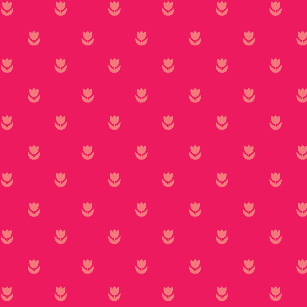 Blooming Garden - Flower Fields in Fuchsia - by Jojulein Design with Cloud 9 Organic Fabrics