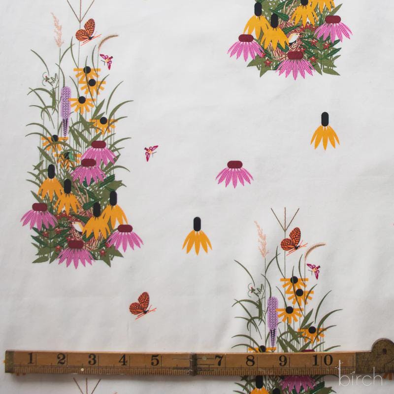 Iconic Vol.2 Poplin - Wildflowers - by Charley Harper with Birch Organic Fabrics