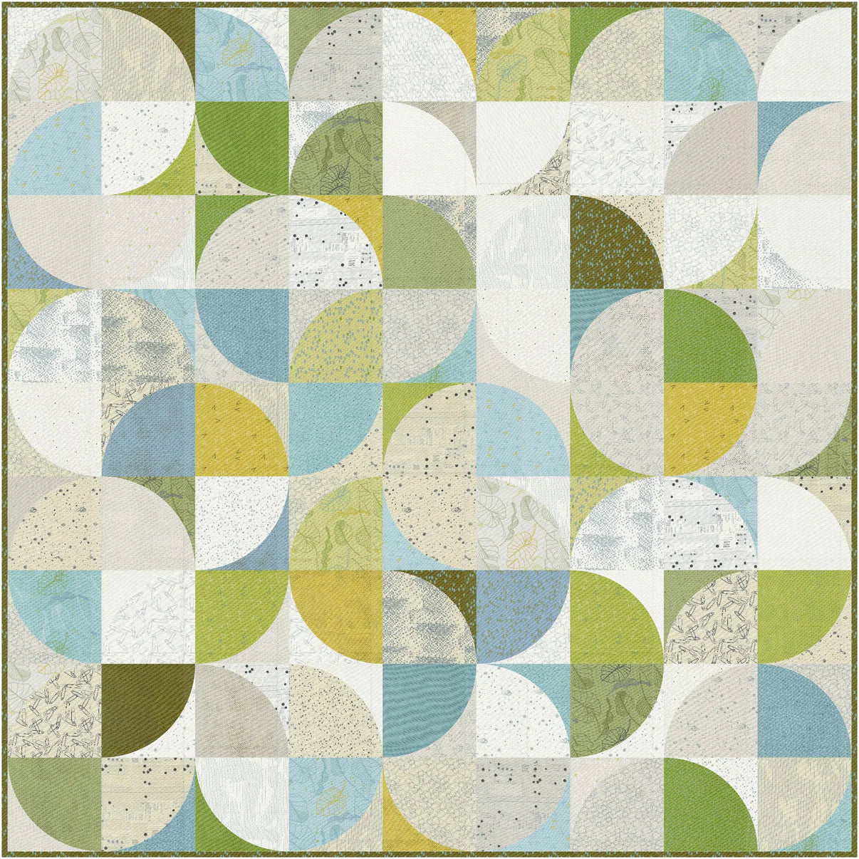 Eclipse 73" x 73" Quilt Pattern from Zen Chic