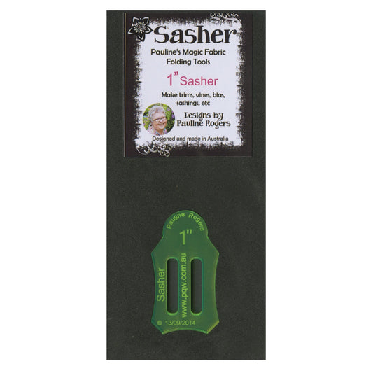 Pauline's Magic Fabric Folding Tool – 1" Sasher
