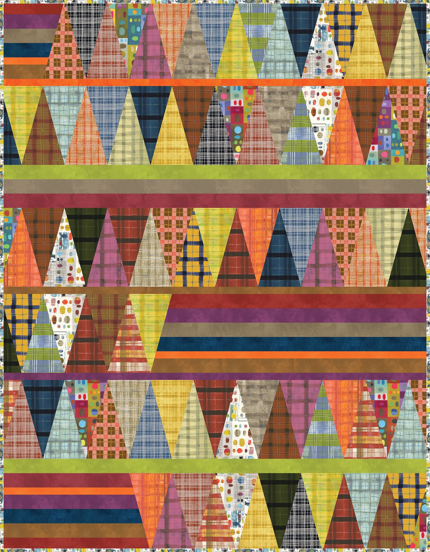 Tattoo Quilt Kit - Featuring The Plaid One by Marcia Derse