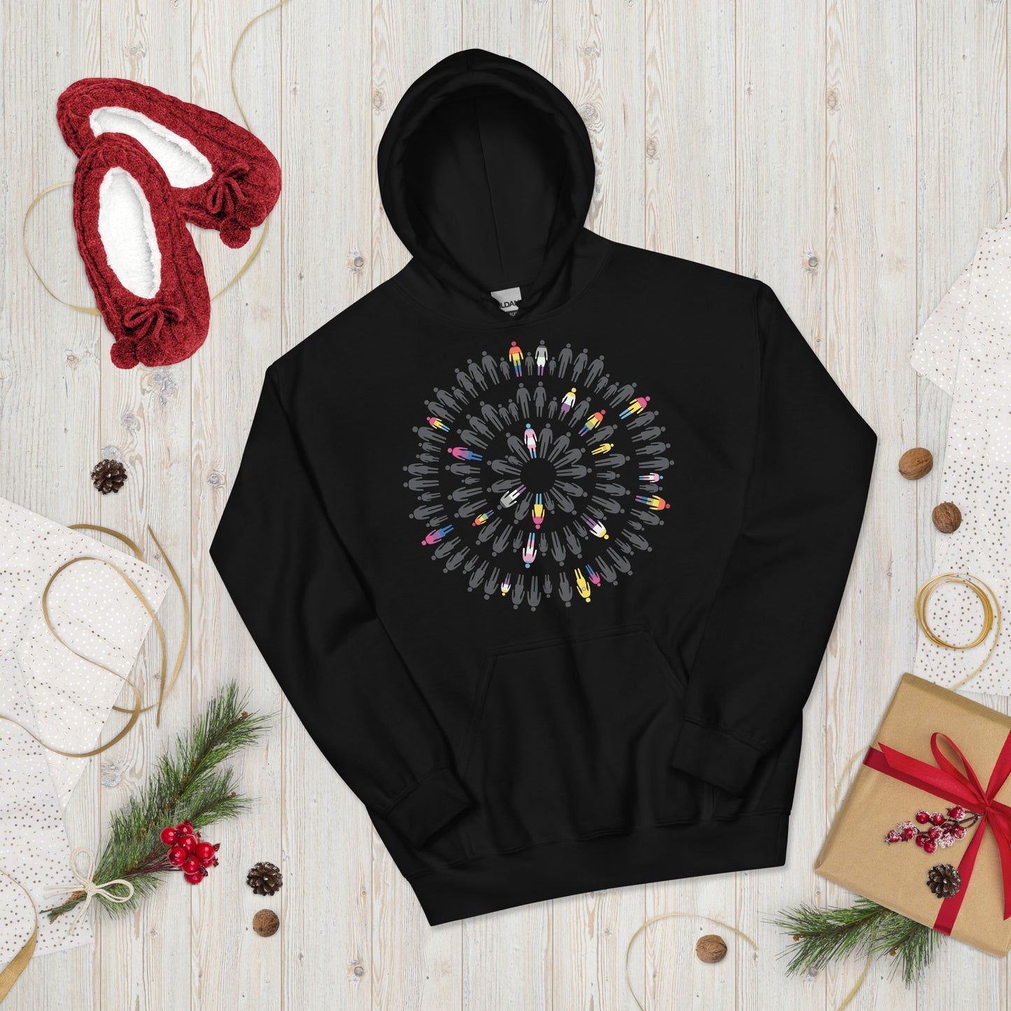 Family Circles - LGBTQ+ Statistics Unisex Hoodie