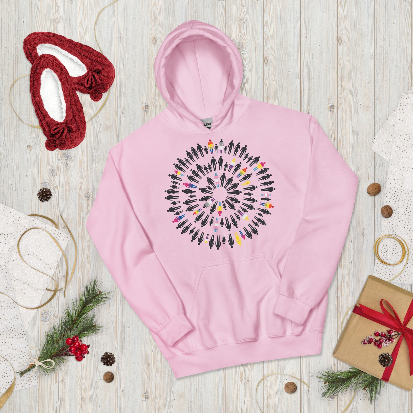 Family Circles - LGBTQ+ Statistics Unisex Hoodie