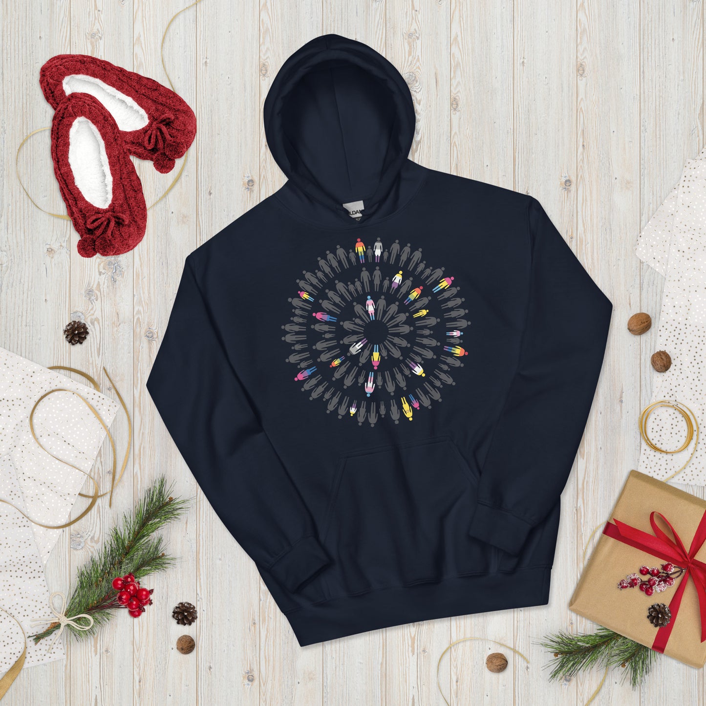 Family Circles - LGBTQ+ Statistics Unisex Hoodie