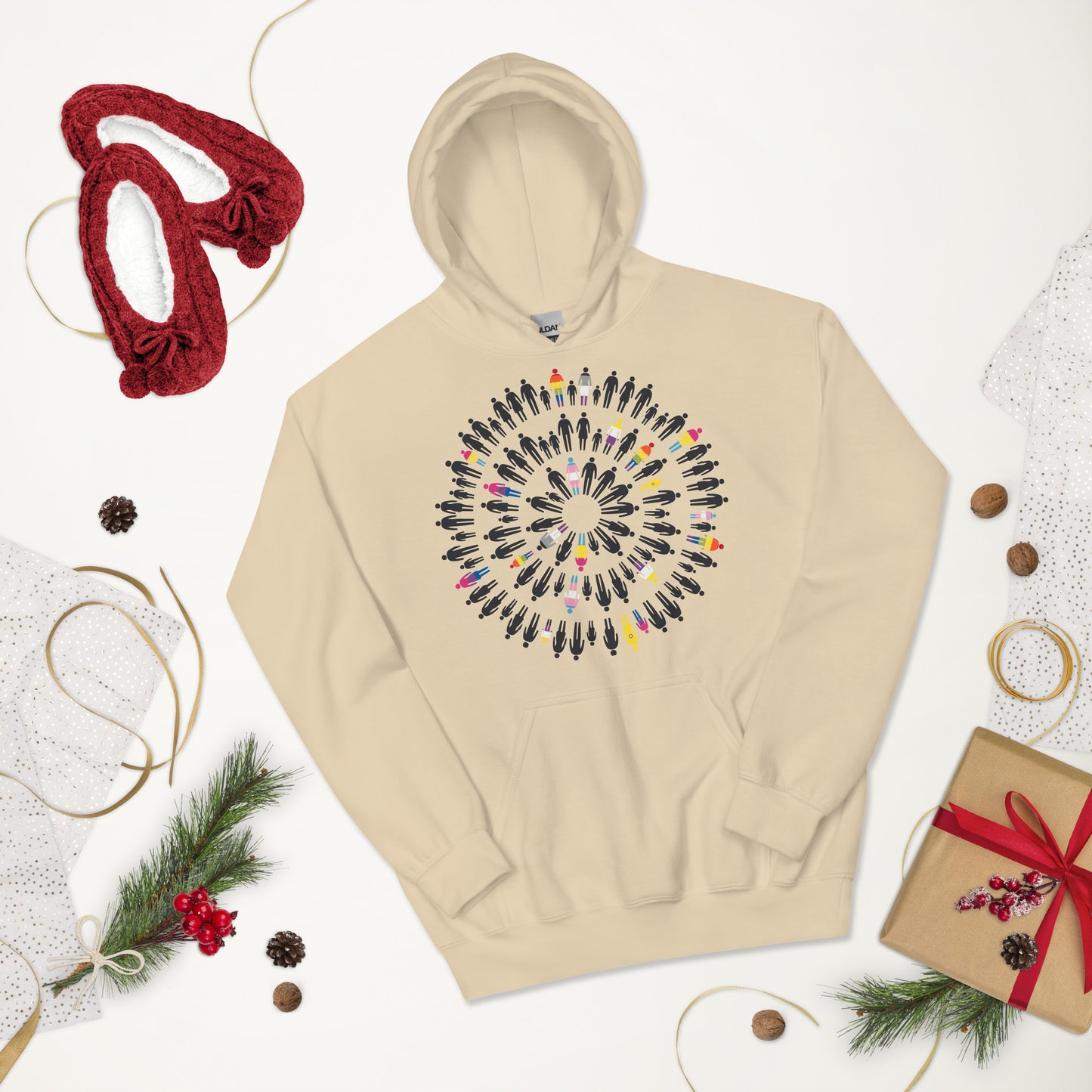 Family Circles - LGBTQ+ Statistics Unisex Hoodie