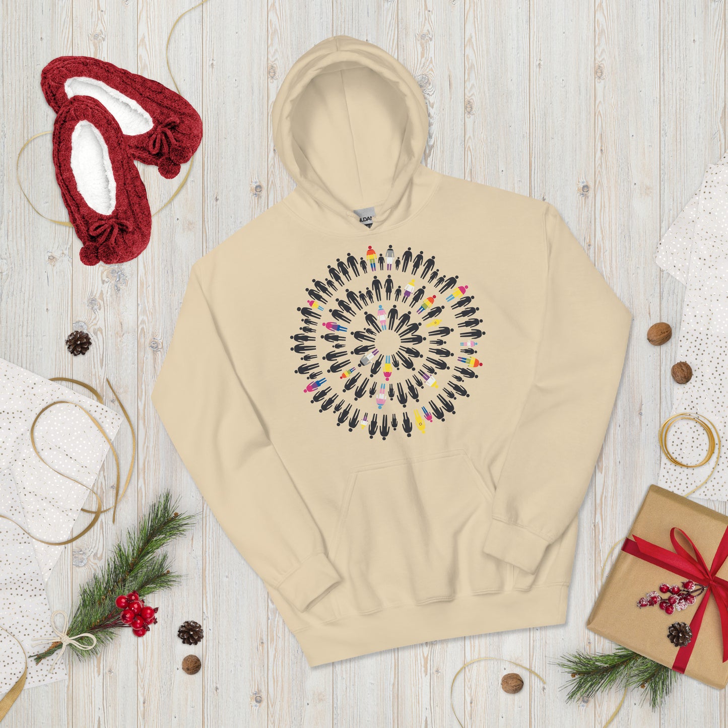 Family Circles - LGBTQ+ Statistics Unisex Hoodie