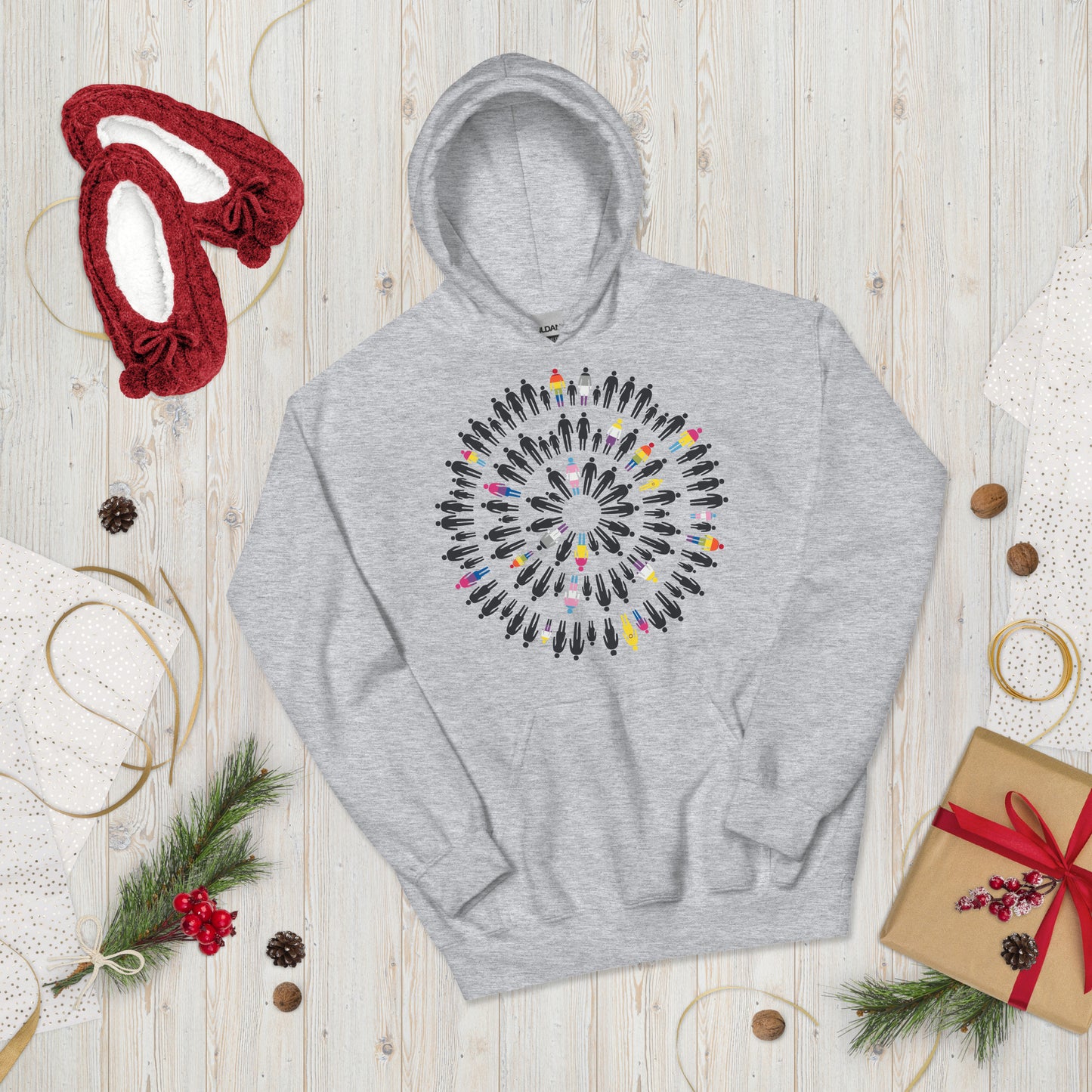 Family Circles - LGBTQ+ Statistics Unisex Hoodie