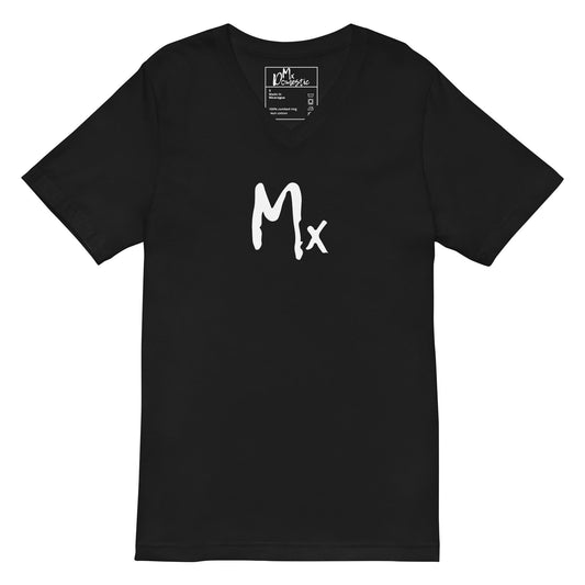 Mx Merch para Ellos/Thembies. Camiseta unisex de manga corta con cuello en V