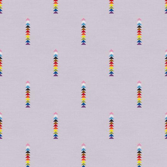 Progress Pride Flying Geese (Corte de media yarda) - Love is Love Pride Fabrics - Mx Domestic