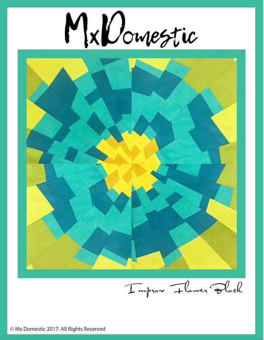 Improv Flower PDF-Muster von Mx Domestic