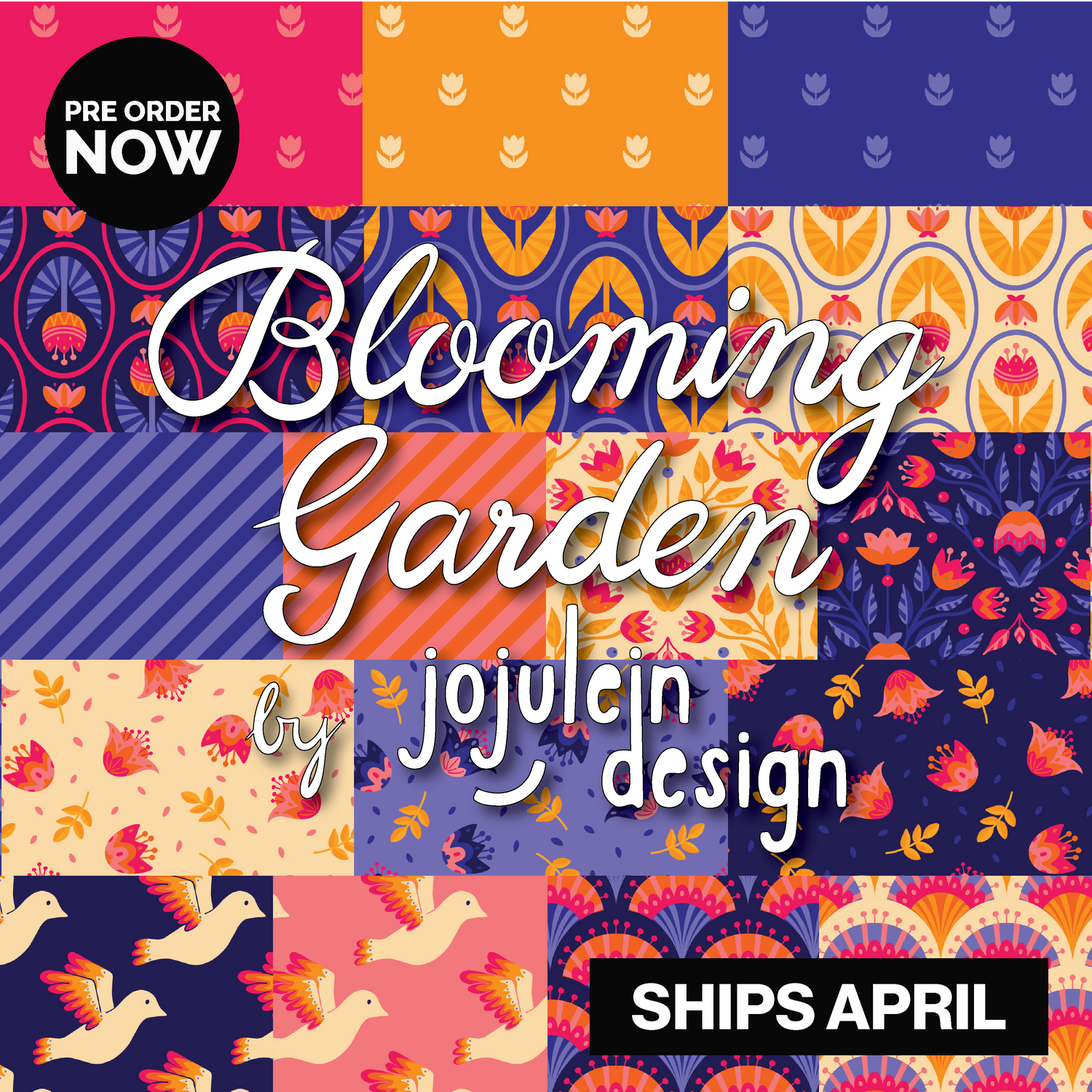 Blooming Garden by Jojulein for Cloud9 Fabrics