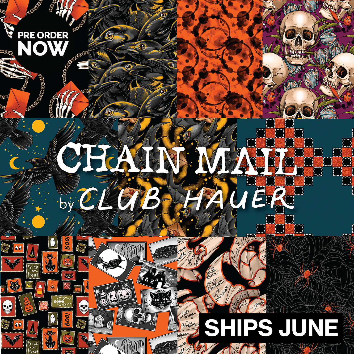Chain Mail by Club Hauer with FreeSpirit Fabrics