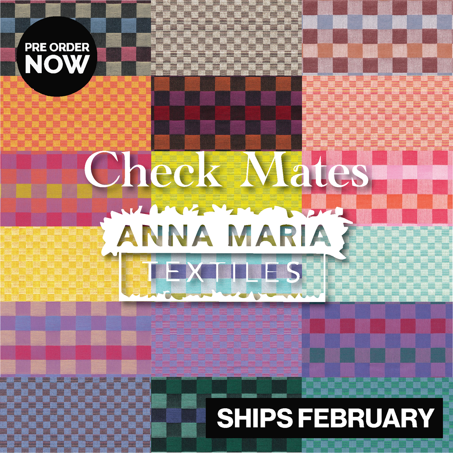 Check Mates by Anna Maria Textiles