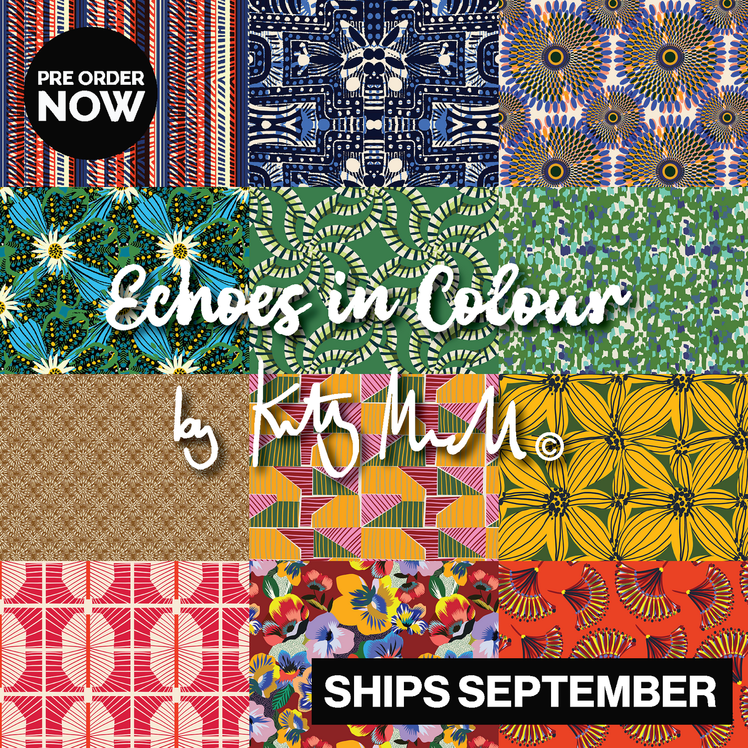 Echoes in Color by Kitty McCall with FreeSpirit Fabrics