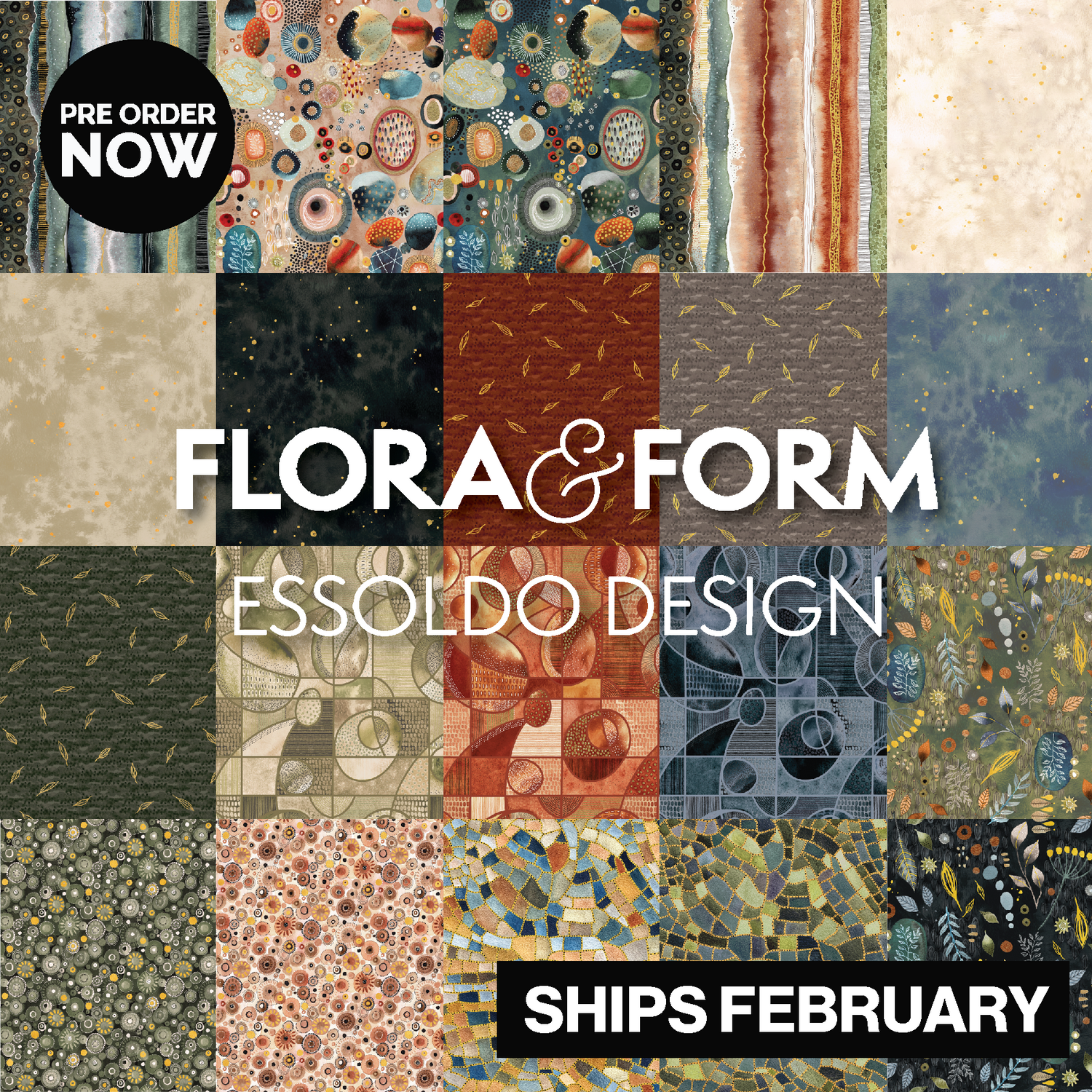 Flora & Form by Essoldo Design for Windham Fabrics