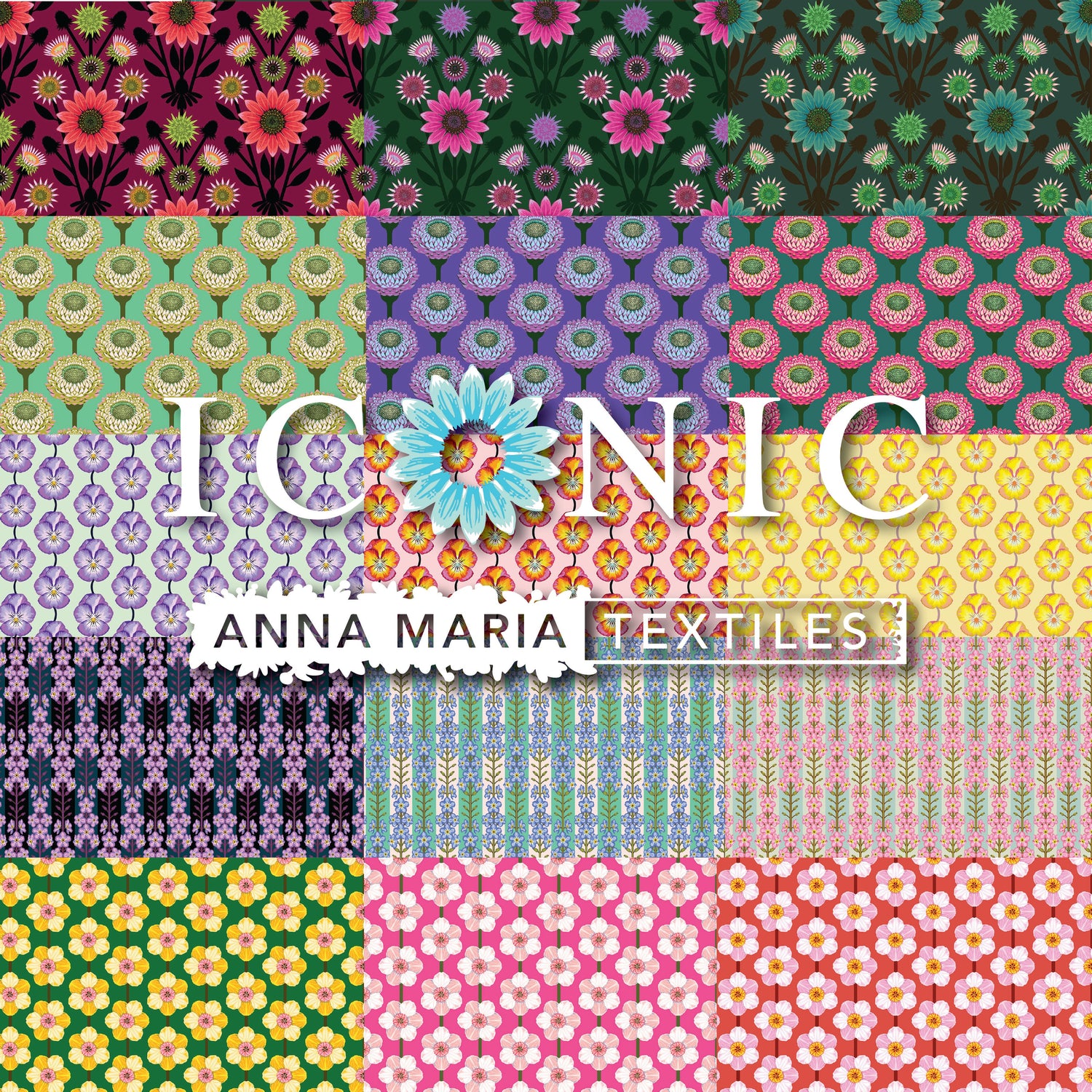 Iconic Fabric Collection PREORDER SHIPS APRIL 2025 by Anna Maria Textiles