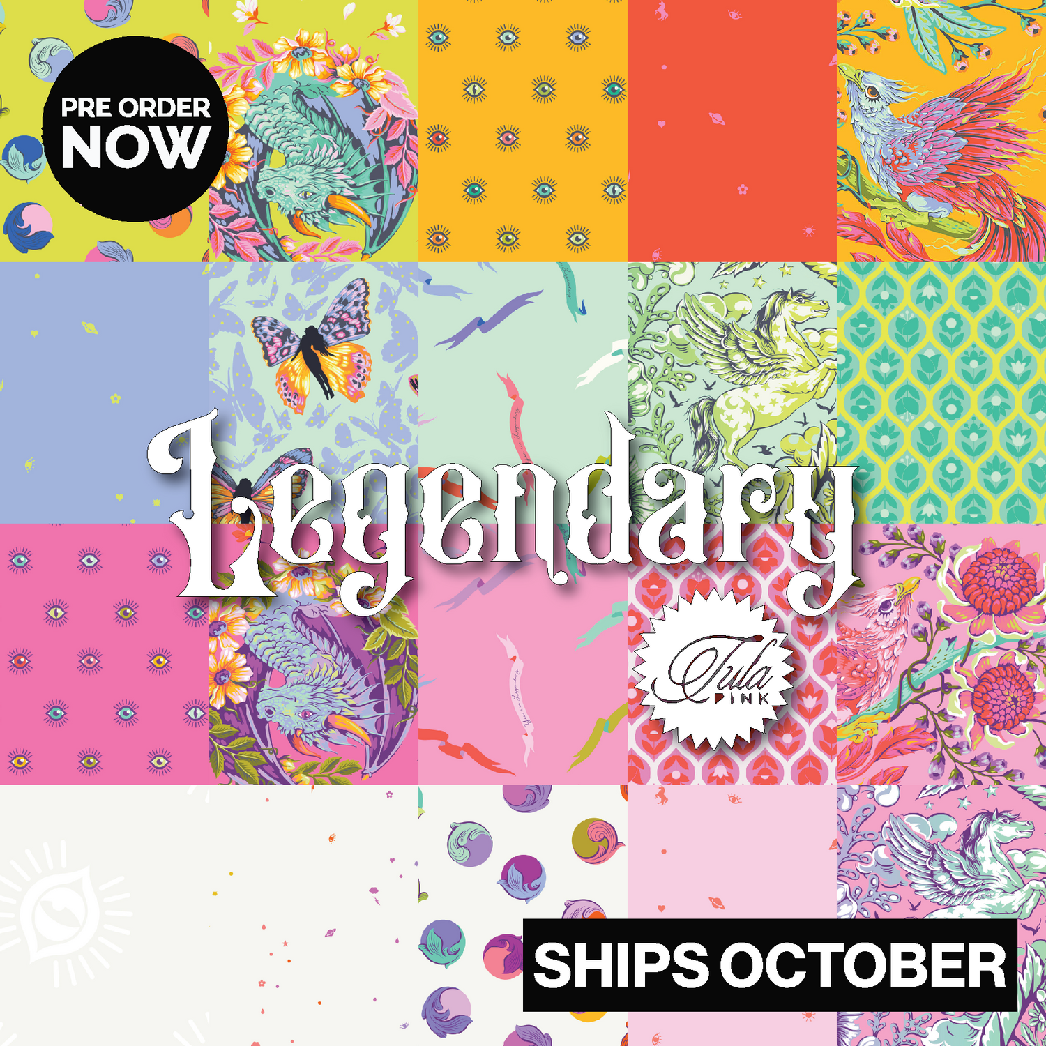 Legendary by Tula Pink for FreeSpirit Fabrics