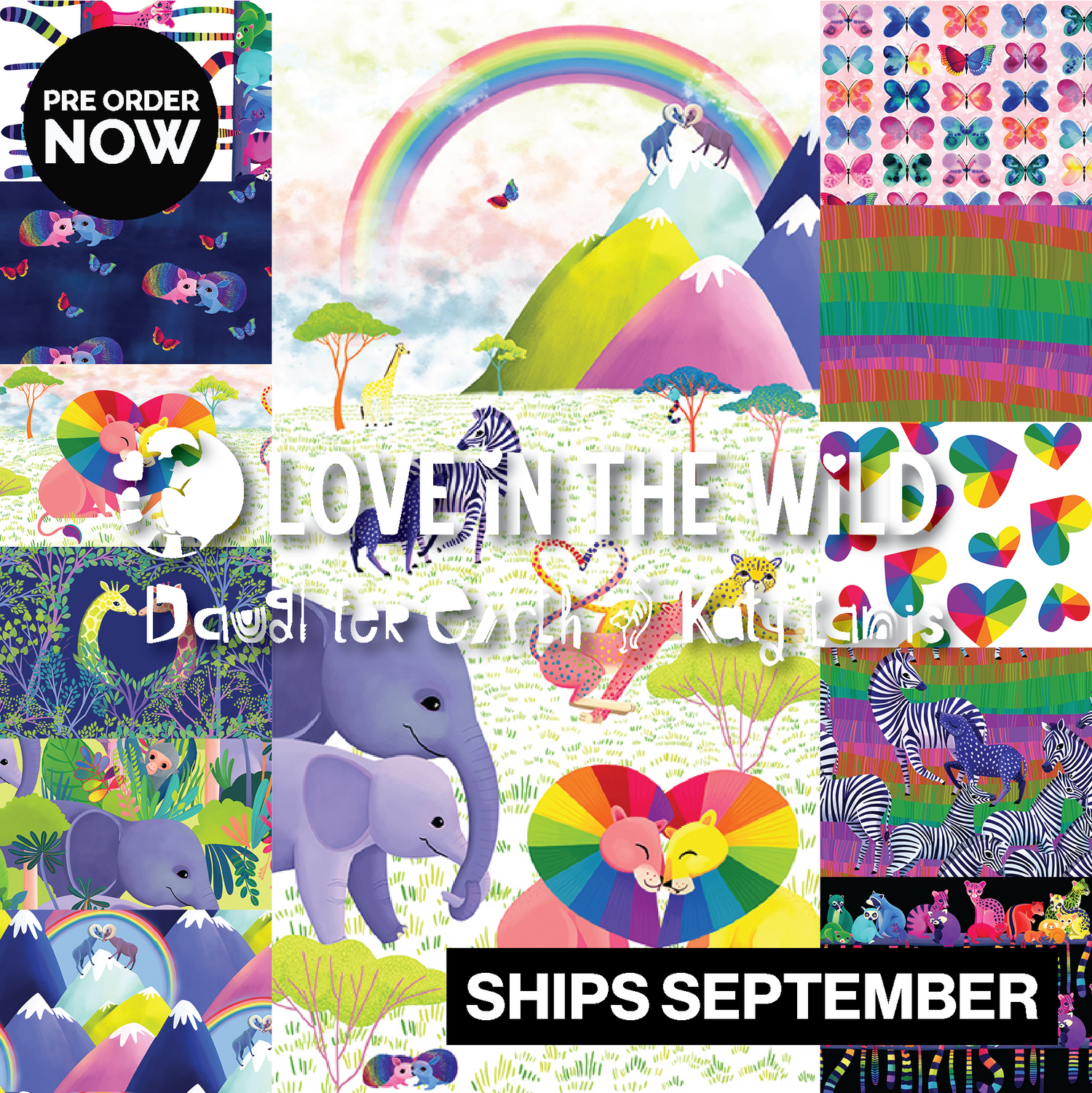 Love in the Wild by Katy Tanis with FreeSpirit Fabrics