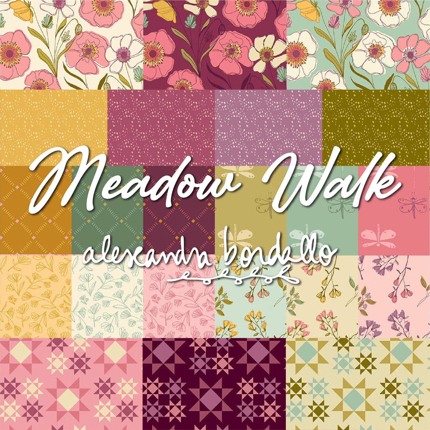 Meadow Walk PREORDER SHIPS FEBRUARY 2025 by Alexandra Bordallo with Andover Fabrics