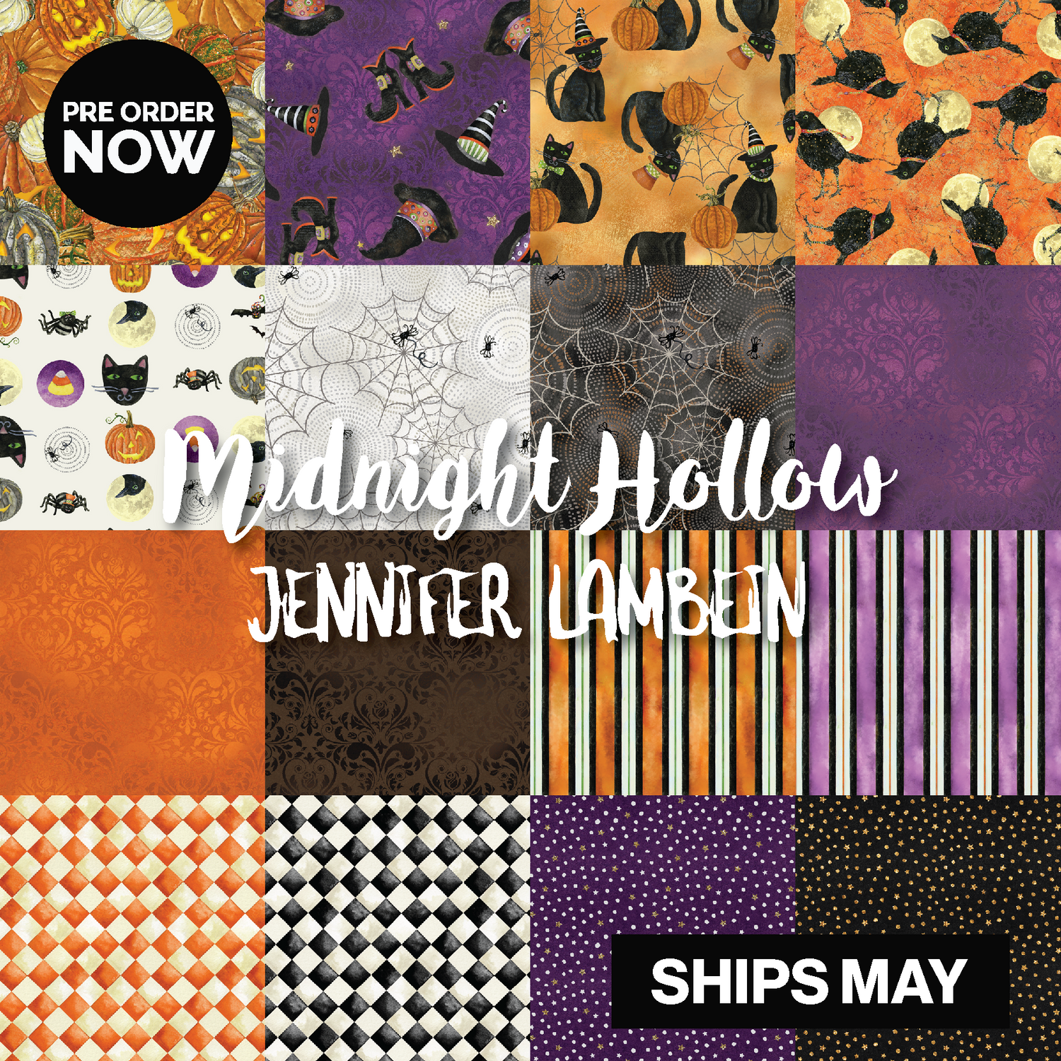 Midnight Hollow by Jennifer Lambein with Windham Fabrics