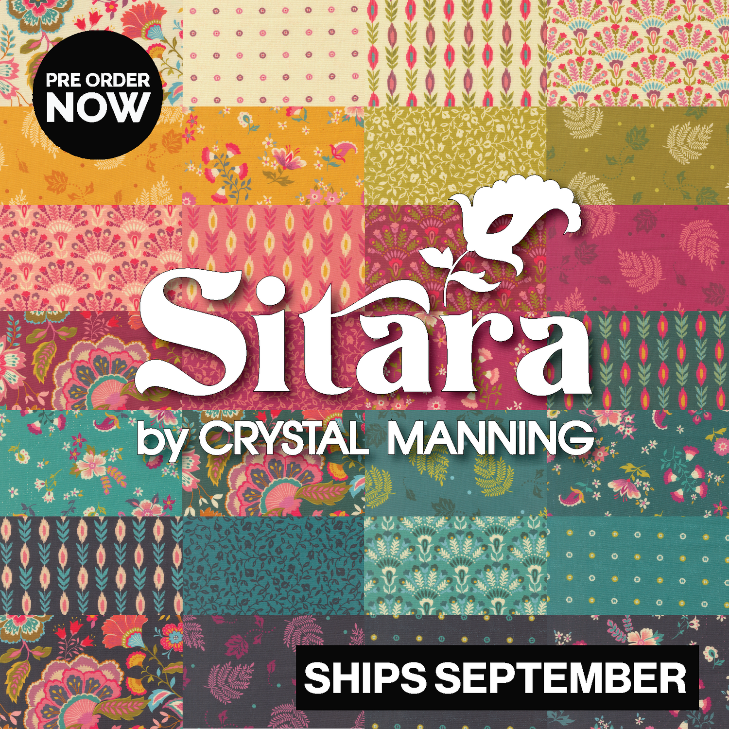 Sitara by Crystal Manning with Moda Fabrics