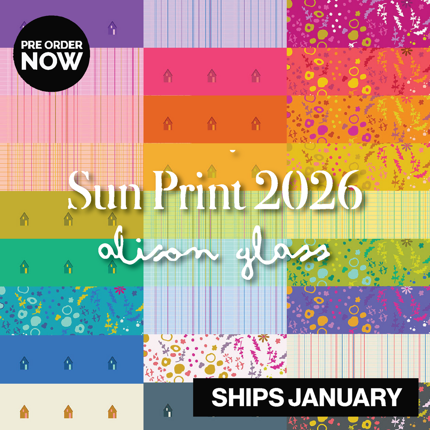 Sun Print 2026 by Alison Glass with Andover Fabrics