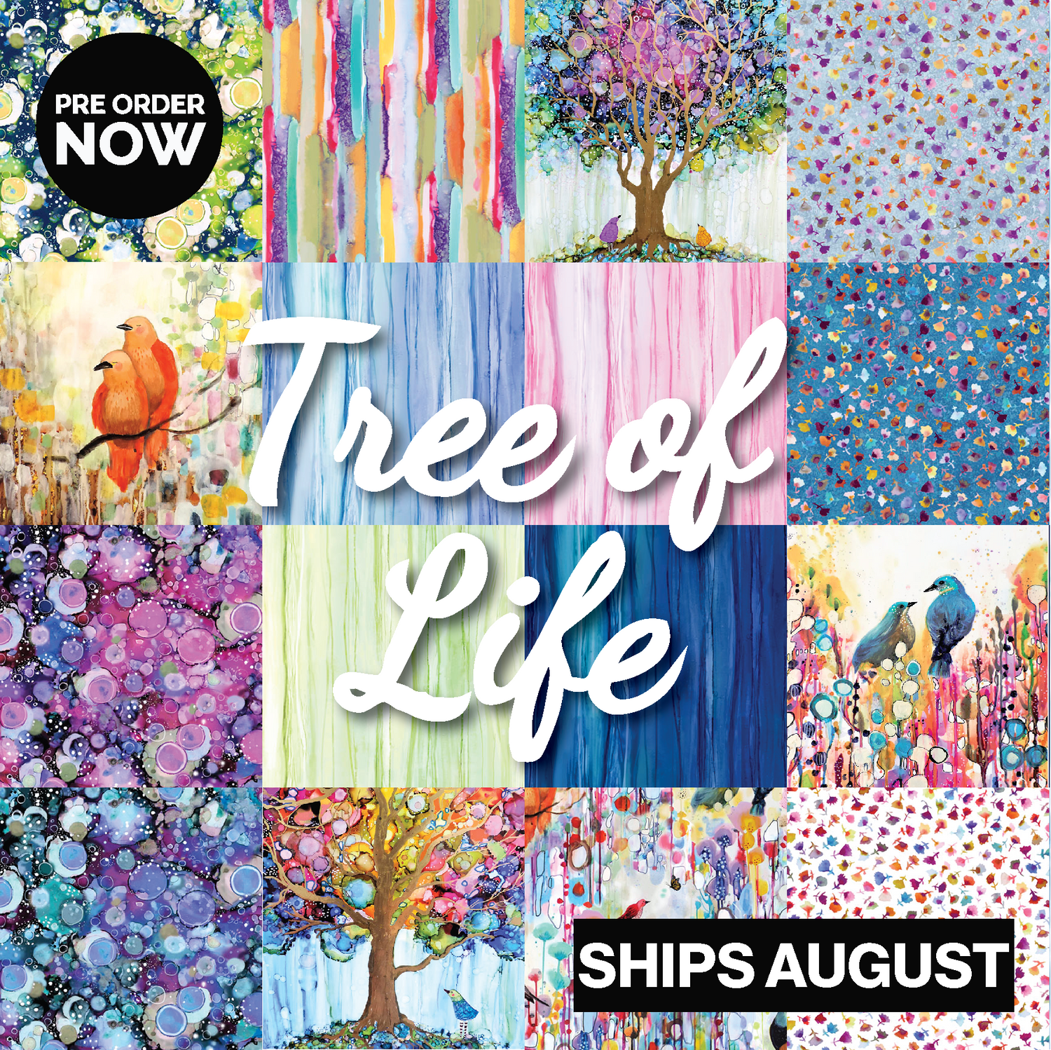 Tree of Life by Sylvie Demers for P&B Textiles
