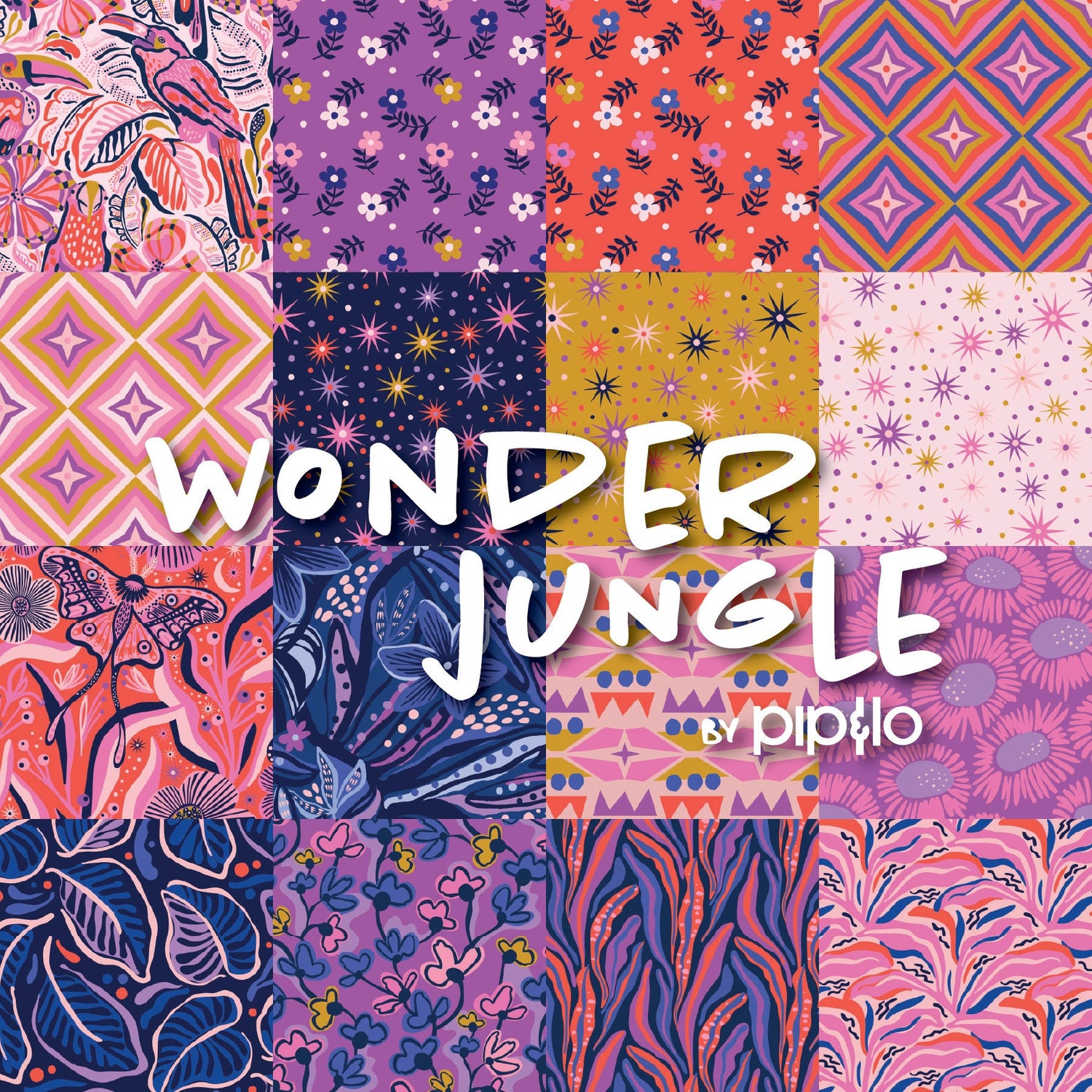 Wonder Jungle by Pip & Lo for Cloud9 Fabrics