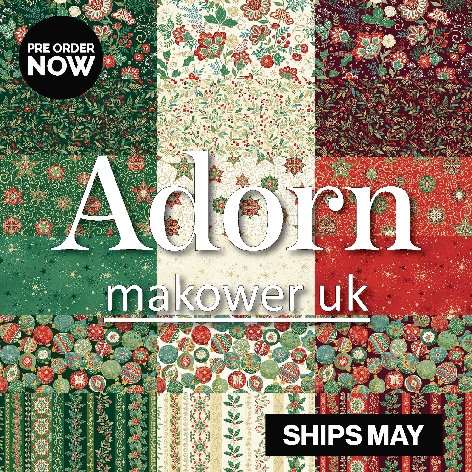 Adorn by Makower UK with Andover Fabrics