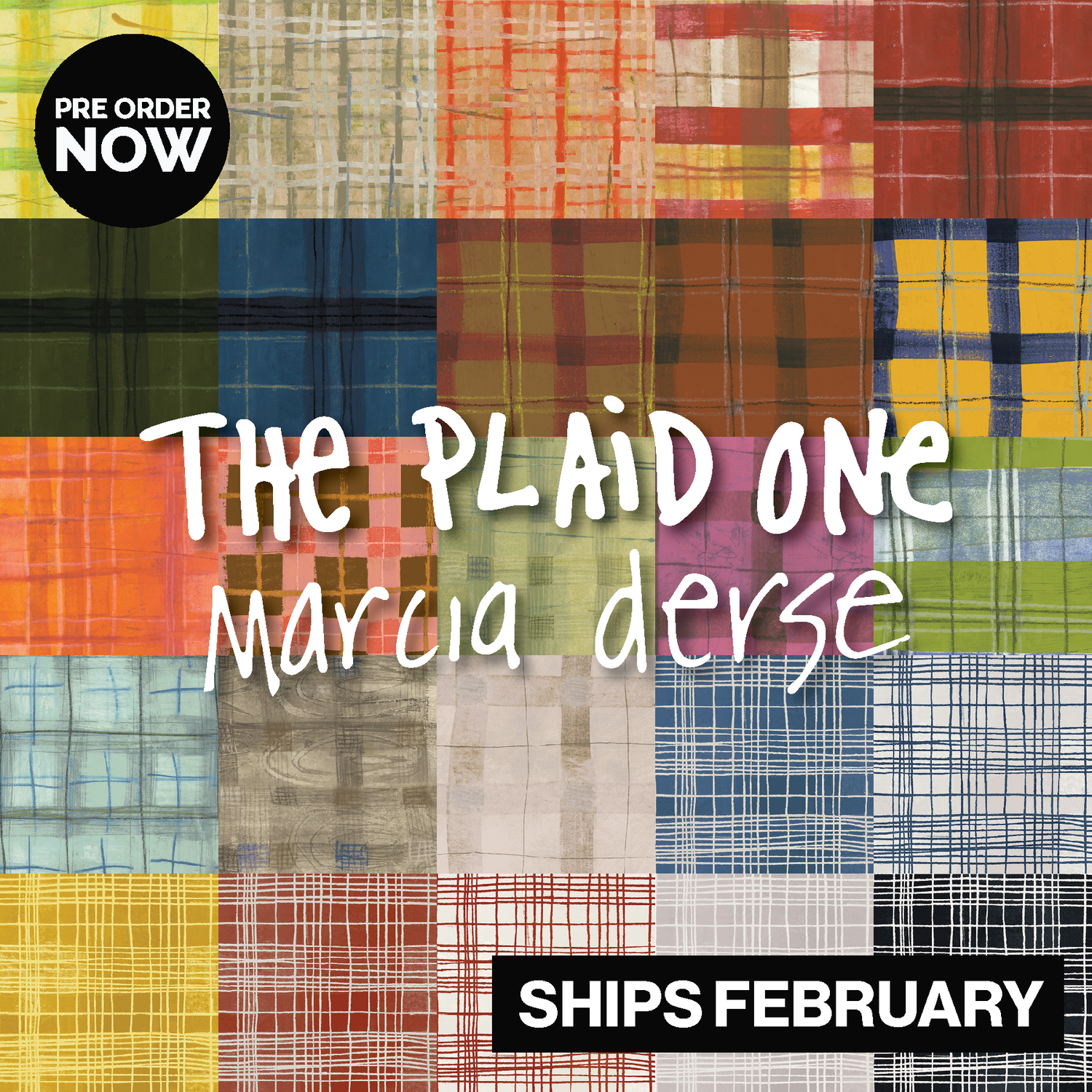 The Plaid One by Marcia Derse with Windham Fabrics