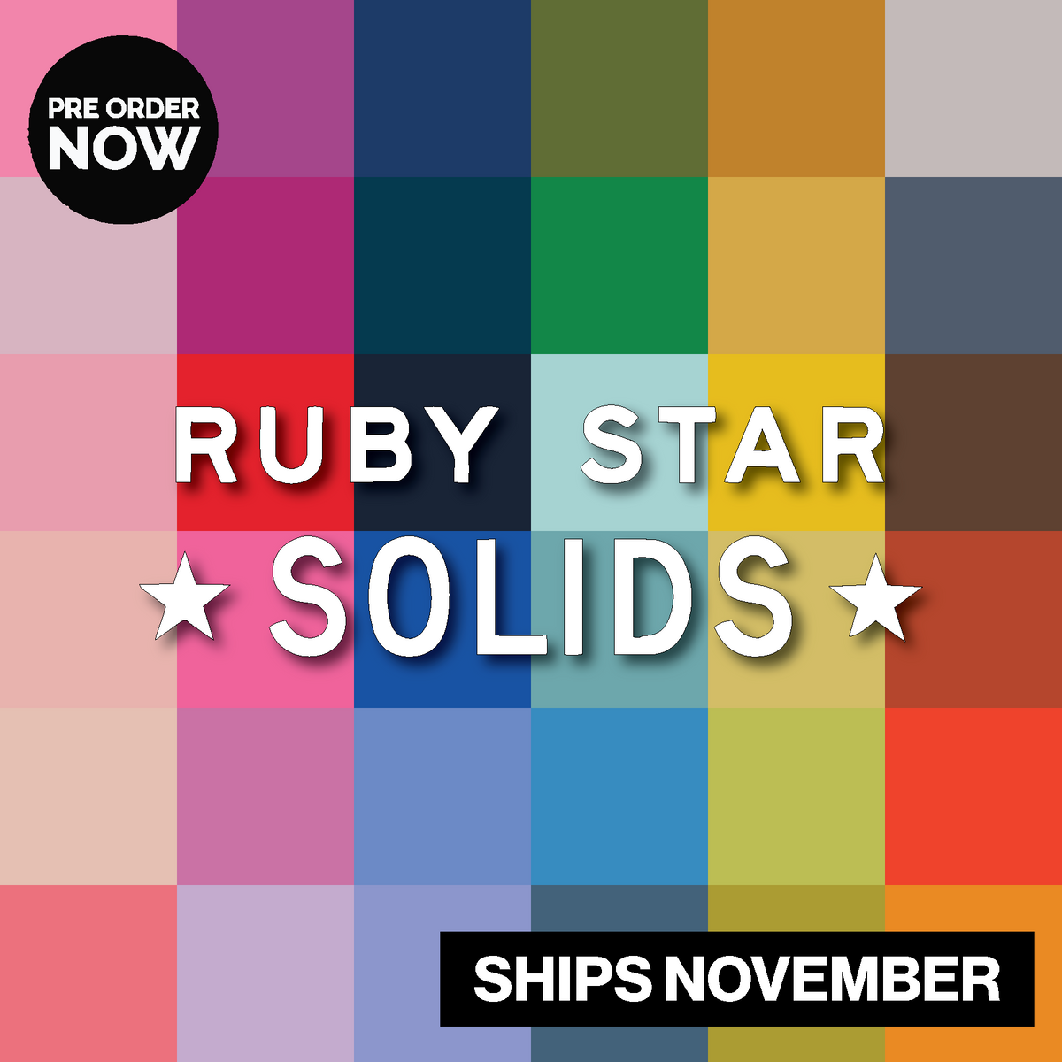 Ruby Star Solids by Ruby Star Society
