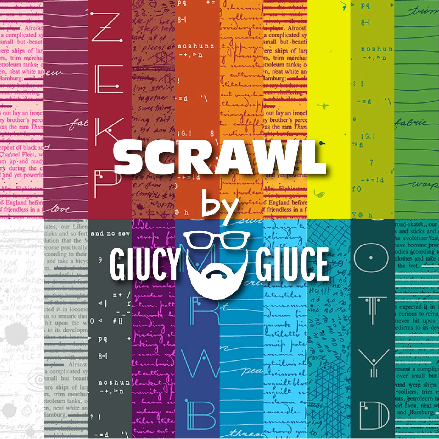 Scrawl by Giucy Giuce with Andover Fabrics