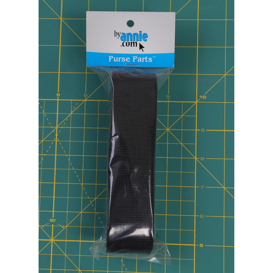 Bag Strapping - 1-1/2in x 3 yd - Black