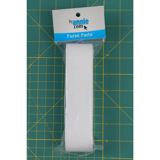 Bag Strapping - 1-1/2in x 3 yd - White
