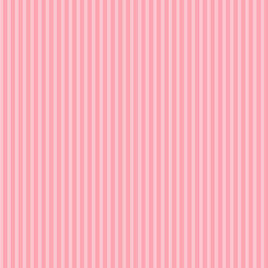 Simply Stripe - Soft Pink - by Andover Fabrics