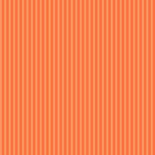 Simply Stripe - Carrot - by Andover Fabrics