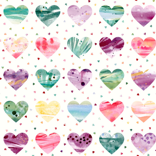 Fleur The Love - 108" Wide Back in Cloud - by Create Joy Project with Moda Fabrics