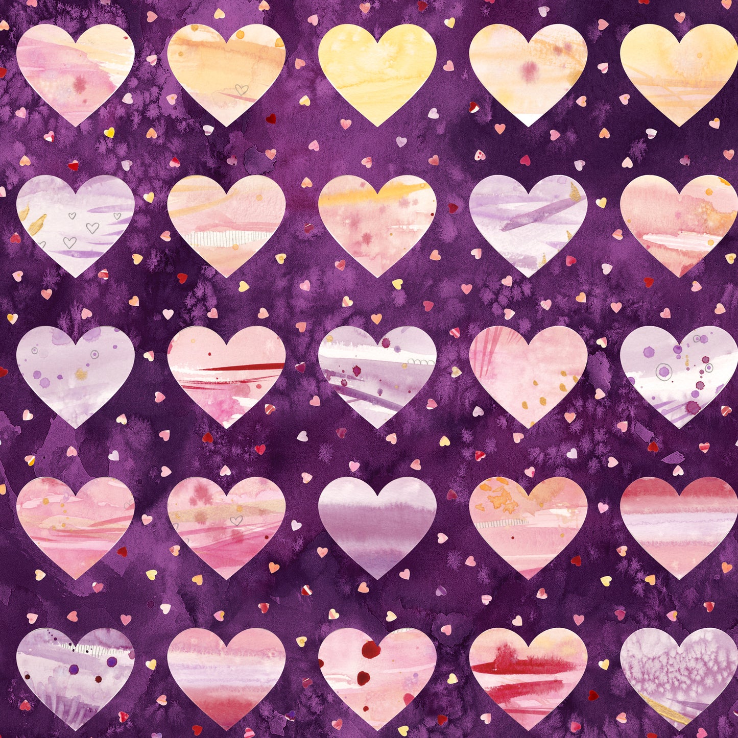 Fleur The Love - 108" Wide Back in Plum - by Create Joy Project with Moda Fabrics