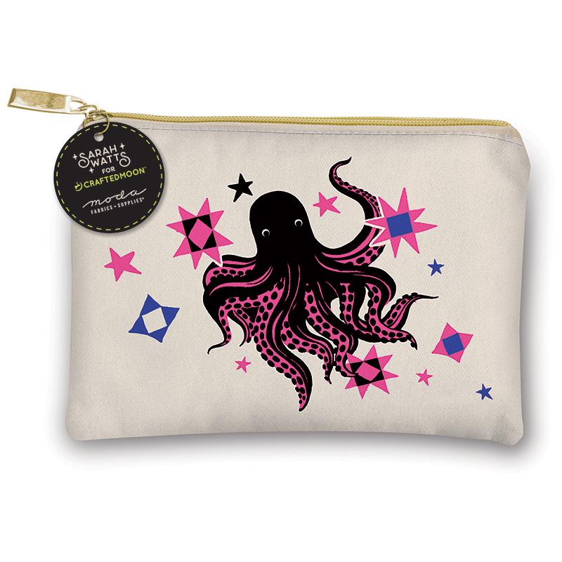 Octopus Zip Pouch - by Sarah Watts for Craftedmoon
