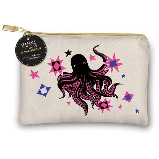 Octopus Zip Pouch - by Sarah Watts for Craftedmoon