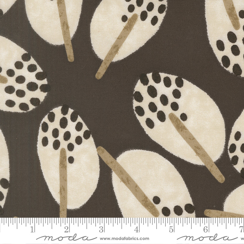 Mira - Stillness in Charcoal - by Zen Chic with Moda Fabrics