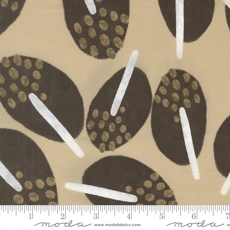 Mira - Stillness in Tan - by Zen Chic with Moda Fabrics