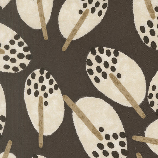 Mira - Stillness in Charcoal - by Zen Chic with Moda Fabrics