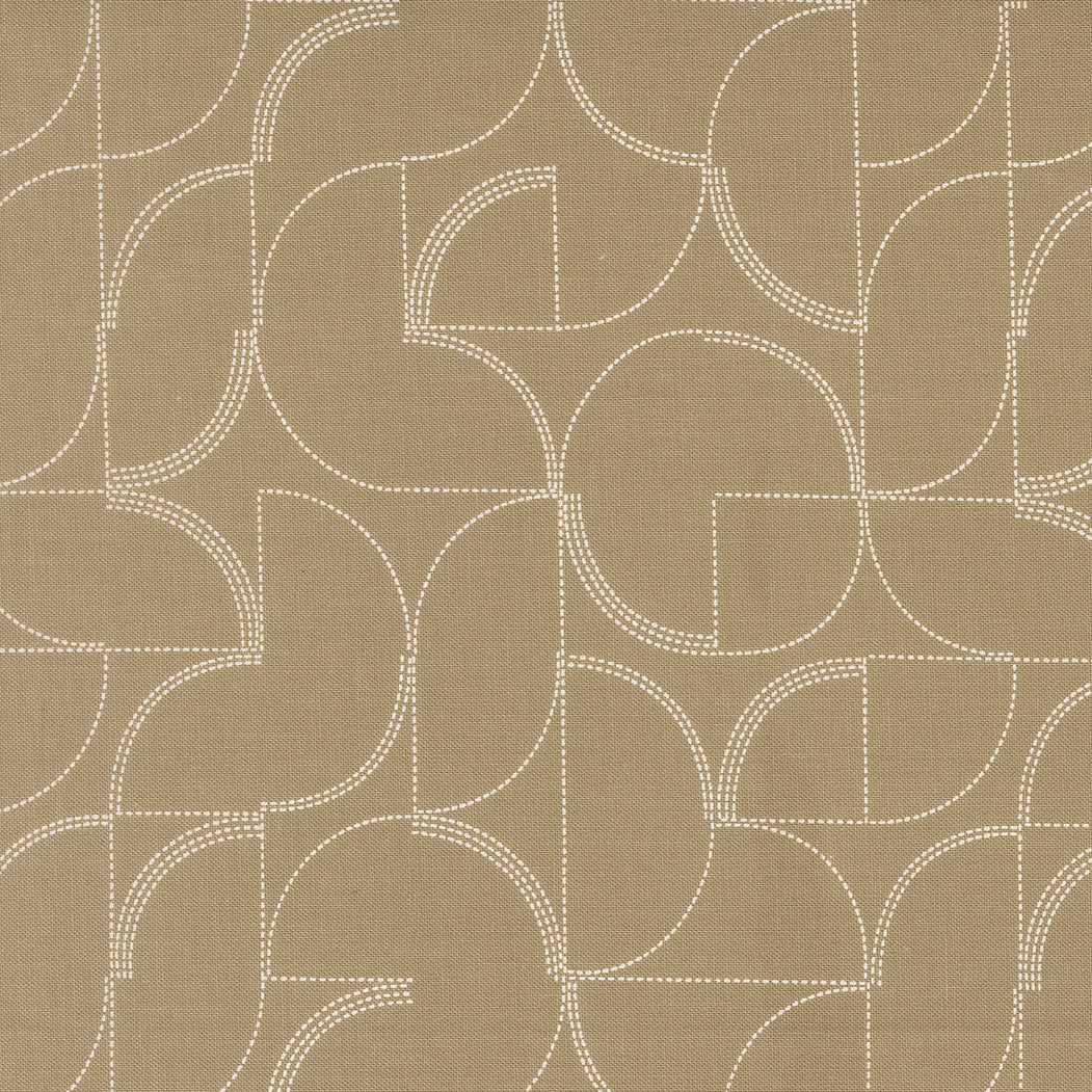 Mira - Echo in Taupe - by Zen Chic with Moda Fabrics