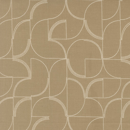 Mira - Echo in Taupe - by Zen Chic with Moda Fabrics